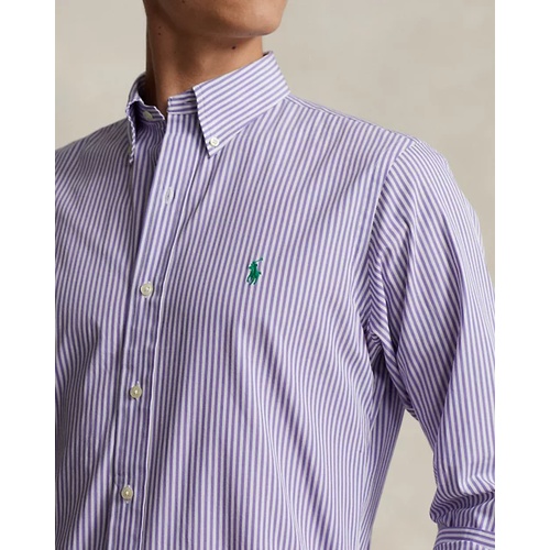 폴로 랄프로렌 Classic Fit Striped Stretch Poplin Shirt - All Fits