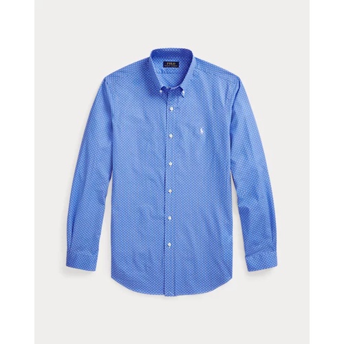 폴로 랄프로렌 Classic Fit Print Stretch Poplin Shirt