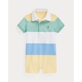 Striped Cotton Jersey Rugby Shortall