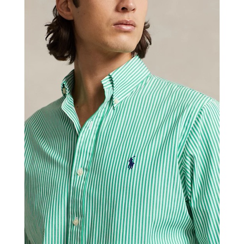 폴로 랄프로렌 Classic Fit Striped Stretch Poplin Shirt - All Fits