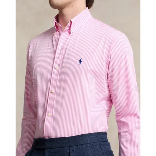 폴로 랄프로렌 Slim Fit Striped Stretch Poplin Shirt - All Fits