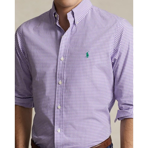 폴로 랄프로렌 Classic Fit Gingham Stretch Poplin Shirt - All Fits