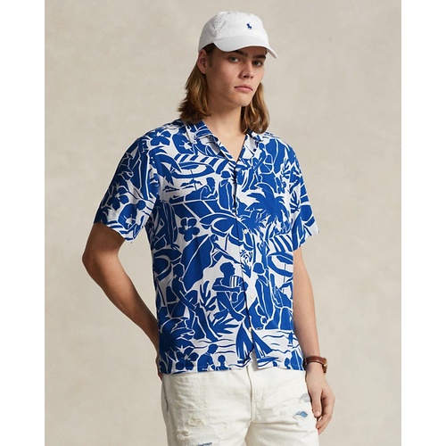 폴로 랄프로렌 Classic Fit Beach-Print Camp Shirt