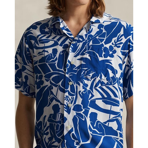 폴로 랄프로렌 Classic Fit Beach-Print Camp Shirt