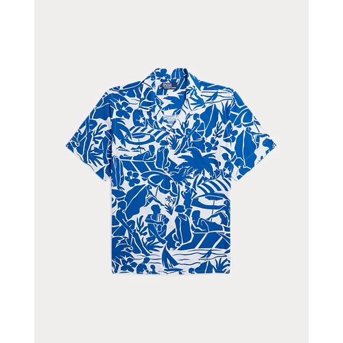 폴로 랄프로렌 Classic Fit Beach-Print Camp Shirt