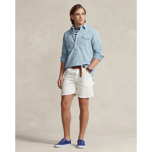 폴로 랄프로렌 Classic Fit Chambray Popover Shirt