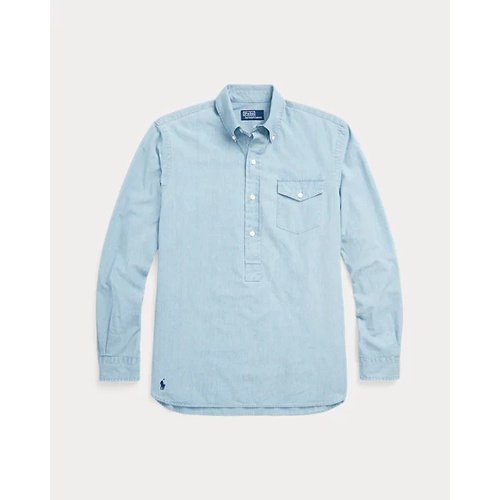 폴로 랄프로렌 Classic Fit Chambray Popover Shirt