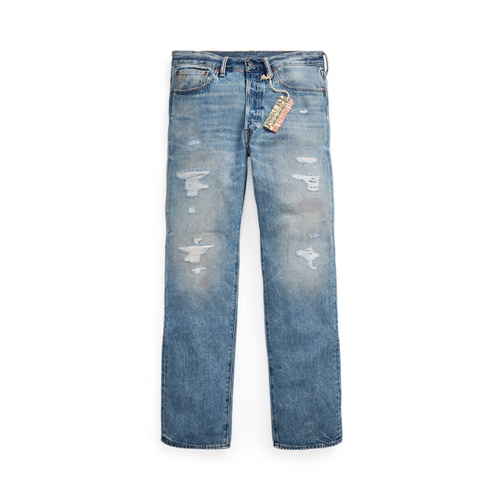 폴로 랄프로렌 Straight Fit Repaired Clearville Jean