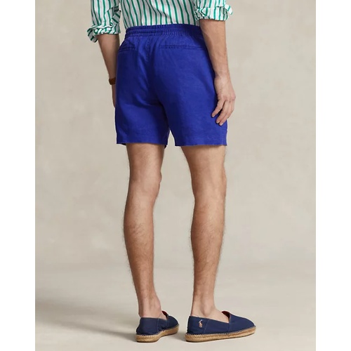 폴로 랄프로렌 6-Inch Polo Prepster Linen Short