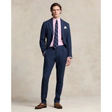 Herringbone Linen-Wool Suit Trouser