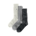 Ribbed Cotton-Blend Trouser Sock 3-Pack