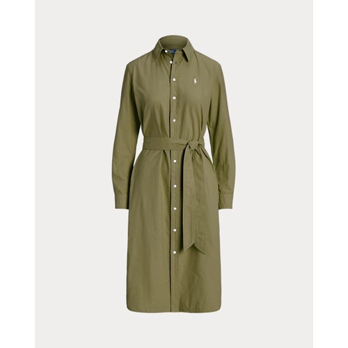 폴로 랄프로렌 Belted Cotton Oxford Shirtdress