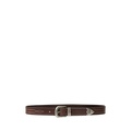 Engraved Western Leather Belt