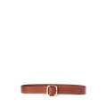 Slide-Buckle Leather Belt