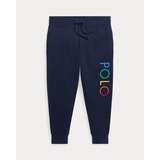 Ombre-Logo Double-Knit Jogger Pant