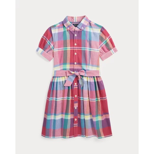 폴로 랄프로렌 Cotton Madras Shirtdress