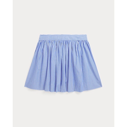 폴로 랄프로렌 Striped Cotton Poplin Skirt