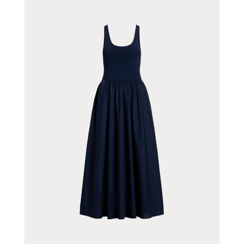 폴로 랄프로렌 Shirred Fit-and-Flare Dress