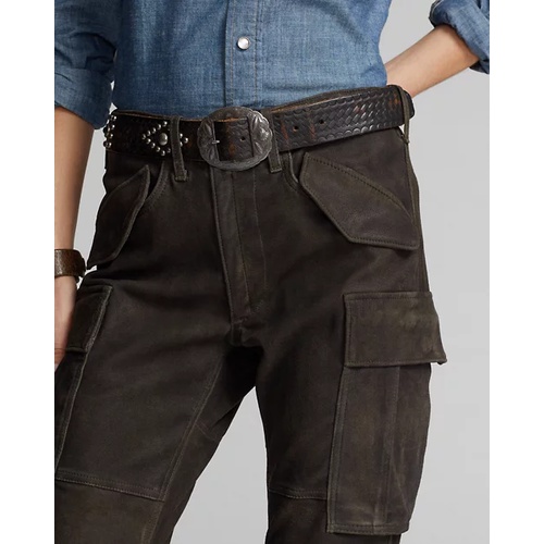 폴로 랄프로렌 Skinny Suede Cargo Pant