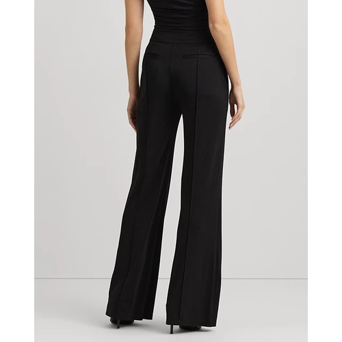 폴로 랄프로렌 Chain-Trim Pleated Jersey Wide-Leg Pant