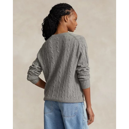 폴로 랄프로렌 Relaxed Fit Cable Cashmere Sweater