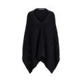 Cable Cashmere Poncho Scarf