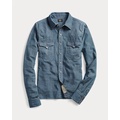 Indigo Chambray Western Shirt