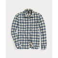 Plaid Cotton-Linen Shirt