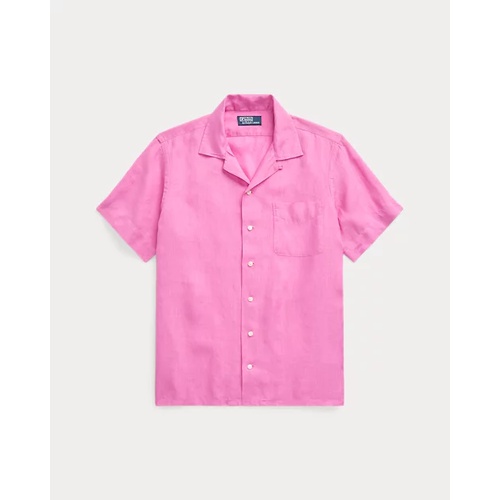 폴로 랄프로렌 Classic Fit Linen Camp Shirt