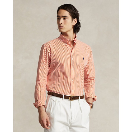 폴로 랄프로렌 Slim Fit Striped Stretch Poplin Shirt - All Fits