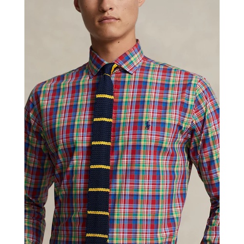 폴로 랄프로렌 Classic Fit Plaid Stretch Poplin Shirt