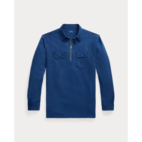 폴로 랄프로렌 Classic Fit Indigo Popover Workshirt