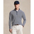 Striped Jersey Quarter-Zip Pullover