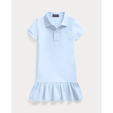 Cotton Mesh Polo Dress