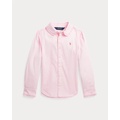 Ruffled Cotton Oxford Shirt