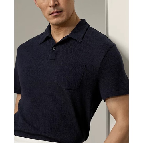 폴로 랄프로렌 Linen-Cotton Pique Polo Shirt