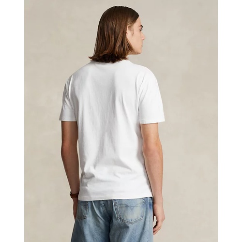 폴로 랄프로렌 Classic Fit Cotton-Linen Pocket T-Shirt