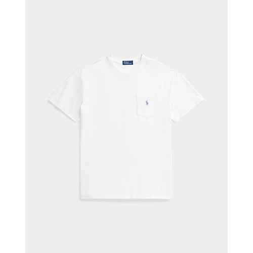 폴로 랄프로렌 Classic Fit Cotton-Linen Pocket T-Shirt