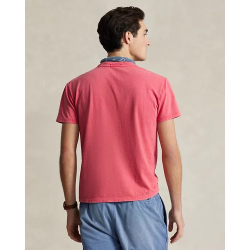 폴로 랄프로렌 Classic Fit Cotton-Linen Pocket T-Shirt