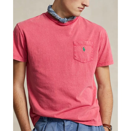 폴로 랄프로렌 Classic Fit Cotton-Linen Pocket T-Shirt