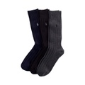 Ribbed Cotton-Blend Trouser Sock 3-Pack