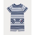 Striped Cotton Jersey Shortall