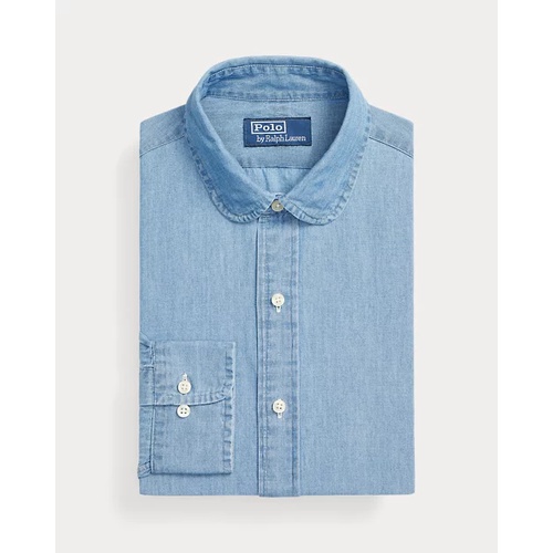 폴로 랄프로렌 Custom Fit Indigo Chambray Shirt