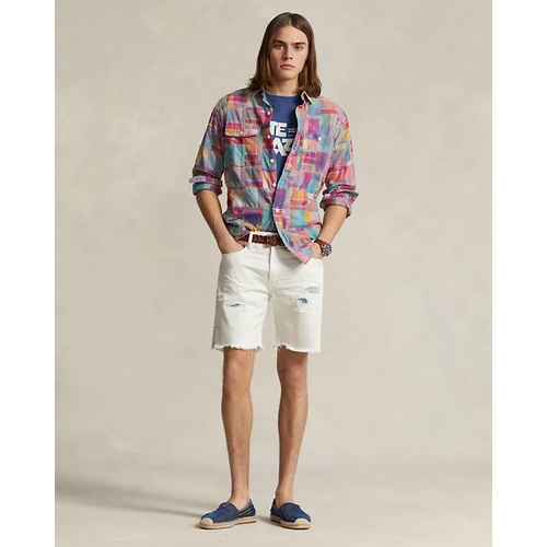 폴로 랄프로렌 Classic Fit Patchwork Madras Workshirt