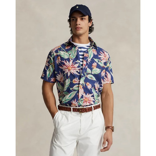 폴로 랄프로렌 Classic Fit Floral Seersucker Shirt