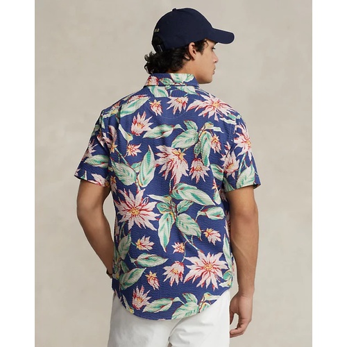 폴로 랄프로렌 Classic Fit Floral Seersucker Shirt