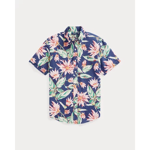 폴로 랄프로렌 Classic Fit Floral Seersucker Shirt