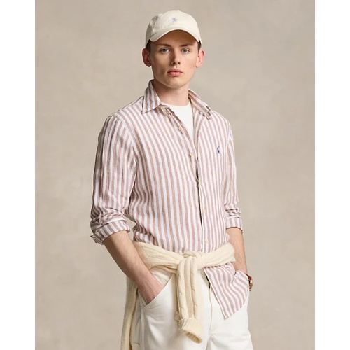 폴로 랄프로렌 Custom Fit Striped Linen Shirt