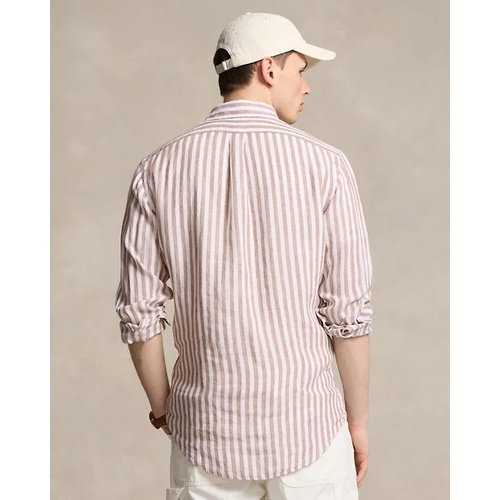 폴로 랄프로렌 Custom Fit Striped Linen Shirt