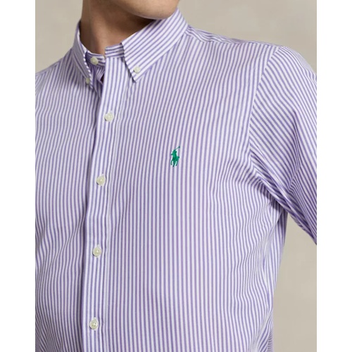 폴로 랄프로렌 Slim Fit Striped Stretch Poplin Shirt - All Fits